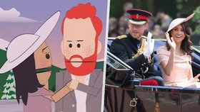 Princ Harry a jeho Meghan v seriálu South Park: Kolaps vévodkyně. Nemůže se na to dívat