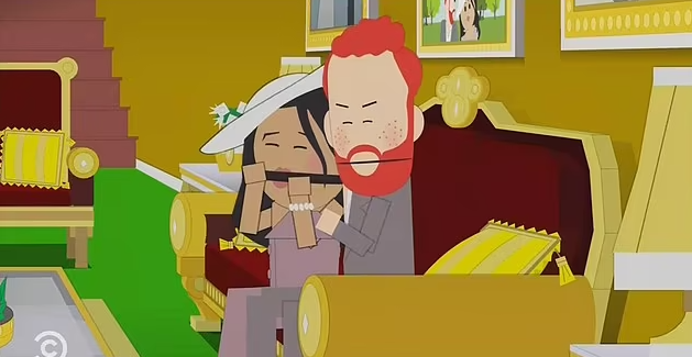 Seriál South Park si vzal na paškál Harryho a Meghan.