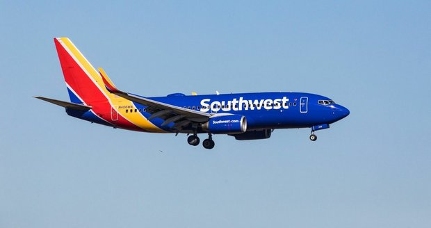 Boeing 737 aerolinek Southwest Airlines (ilustrační foto).