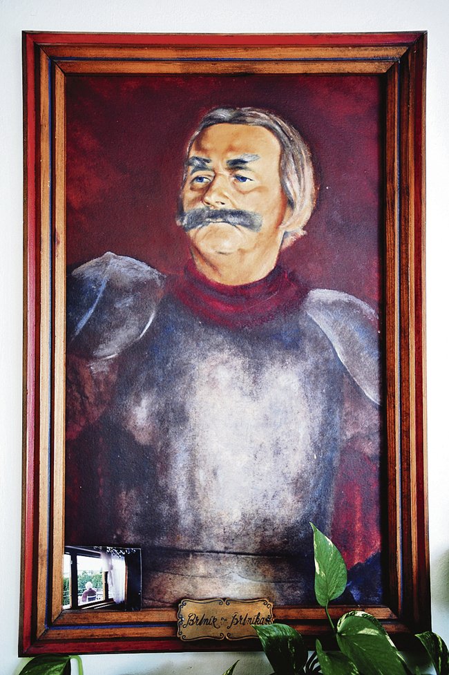 Portrét rytíře Brtníka z Brtníku, který se vryl nesmazatelně do dětských duší.