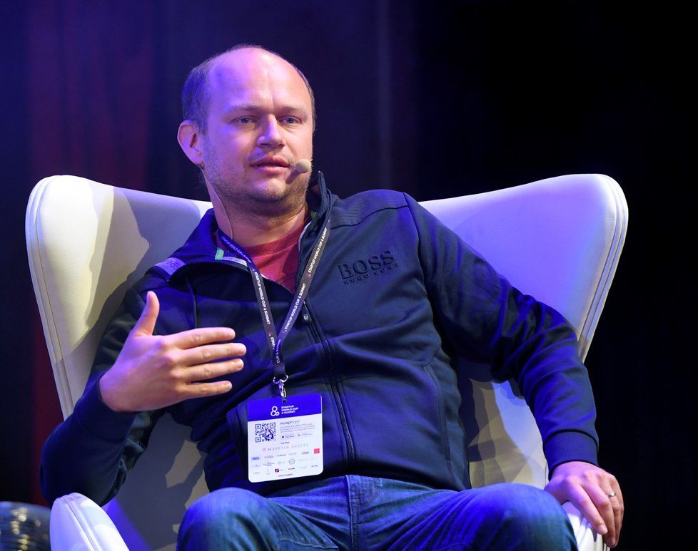 Programátor společnosti SpaceX David Pavlík vystoupil 17. října v Praze na mezinárodní konferenci Startup World Cup & Summit.