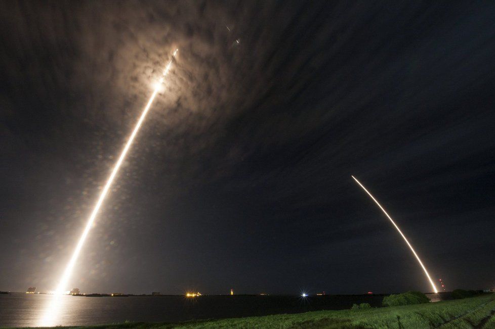 Start lodě Dragon společnosti SpaceX