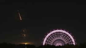 Start lodě Dragon společnosti SpaceX