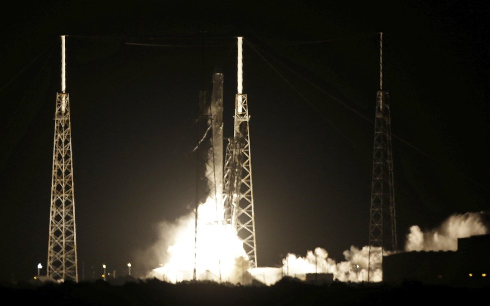 Start lodě Dragon společnosti SpaceX