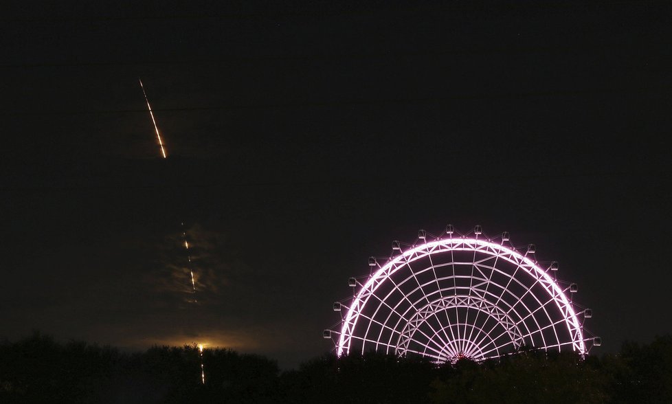 Start lodě Dragon společnosti SpaceX