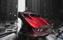 Tesla Roadster se Starmanem