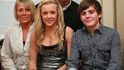 Patnáctiletá Luisa Ball s mámou Lottie, otcem Richardem a bratrem Rossem v jejich domě ve Worthingu. Patnáctiletá Luisa Ball s mámou Lottie, otcem Richardem a bratrem Rossem v jejich domě ve Worthingu.