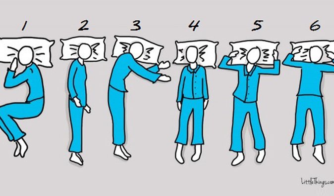 Test osobnosti: Co o vás říká poloha, ve které spíte?
