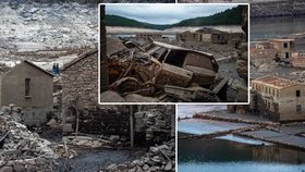 Vesnici Aceredo ve Španělsku v roce 1992 zaplavila řeka Limea. Po téměř třech desetiletých voda opadla a odhalila vesnici duchů.