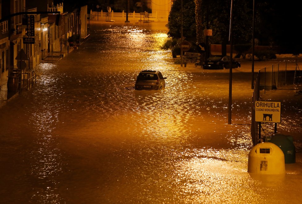 Ničivé záplavy na jihu a východě Španělska.