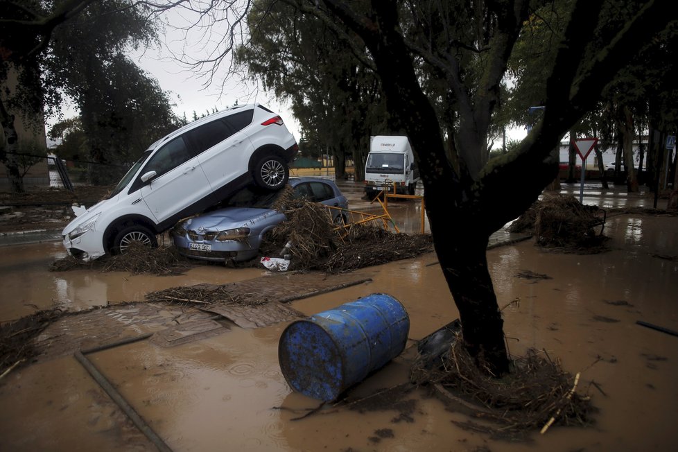 Bleskové povodně zasáhly jih Španělska.
