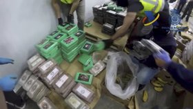 Španělský policejní zátah na drogové dealery a pašeráky