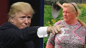 Jako by Trumpovi z oka vypadla! Farmářka vypadá jako americký prezident