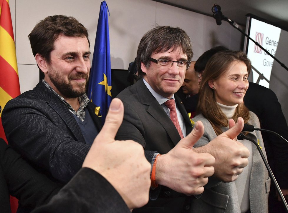 Katalánský expremiér Carles Puigdemont