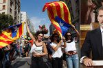 Král Felipe VI. zklamal většinu Katalánců, vzkázal tamní premiér