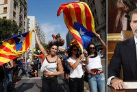„Králi, zklamal jste většinu Katalánců,“ míní tamní premiér. Brutální násilí řeší i EU