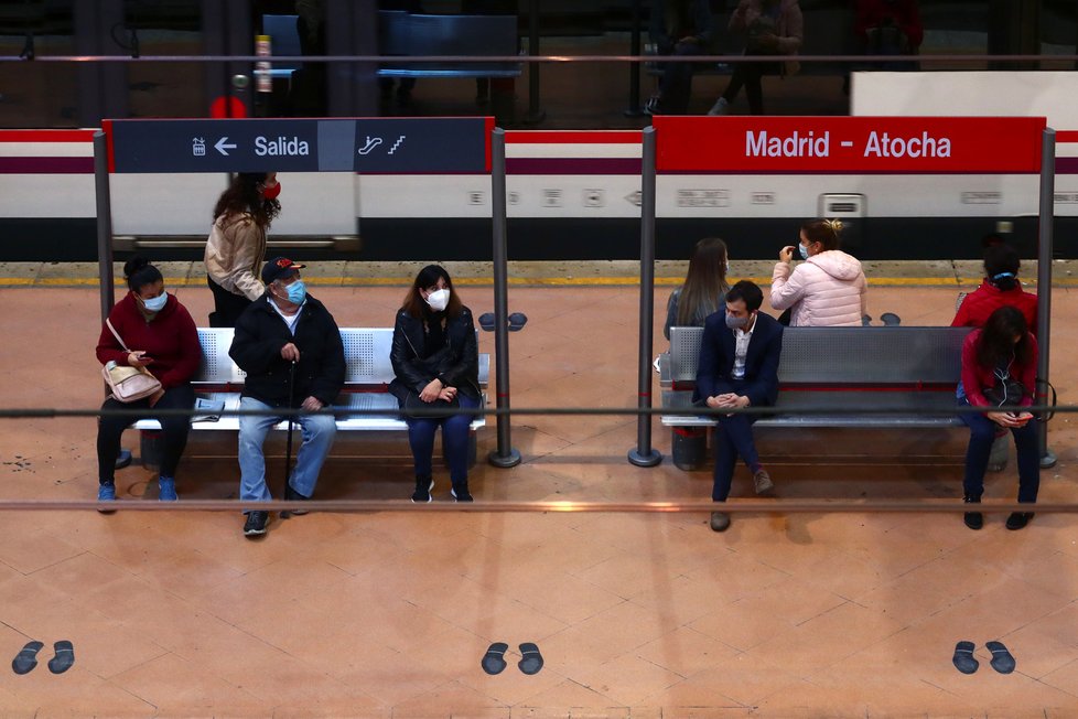 Španělská metropole Madrid se kvůli pandemii ocitla v karanténě. (5.10.2020)