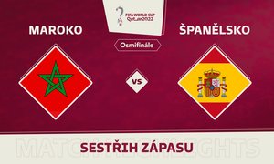 SESTŘIH: Maroko – Španělsko 1:0 pen.  Historicky první čtvrtfinále, penalty rozhodl Hakimi