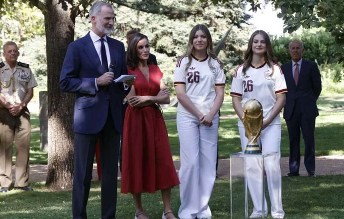 Španělská královská rodina s trofejí Španělská královská rodina s trofejí