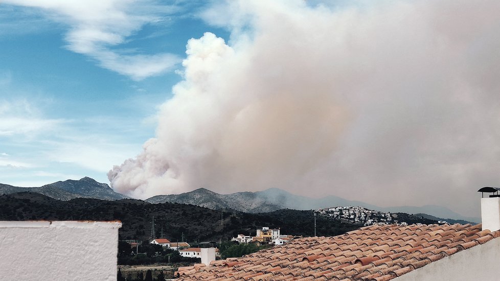 Lesní požáry ve Španělsku: Llanca (duben 2023)