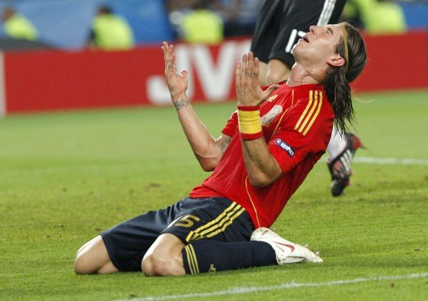 Sergio Ramos právě zahodil tutovku Sergio Ramos právě zahodil tutovku