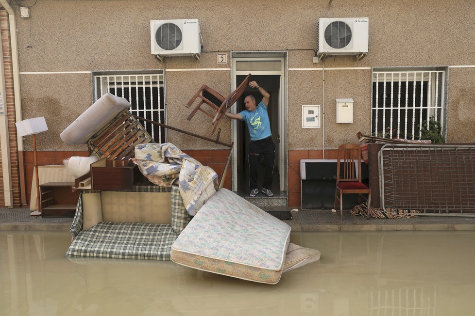 Záplavy ve Španělsku.