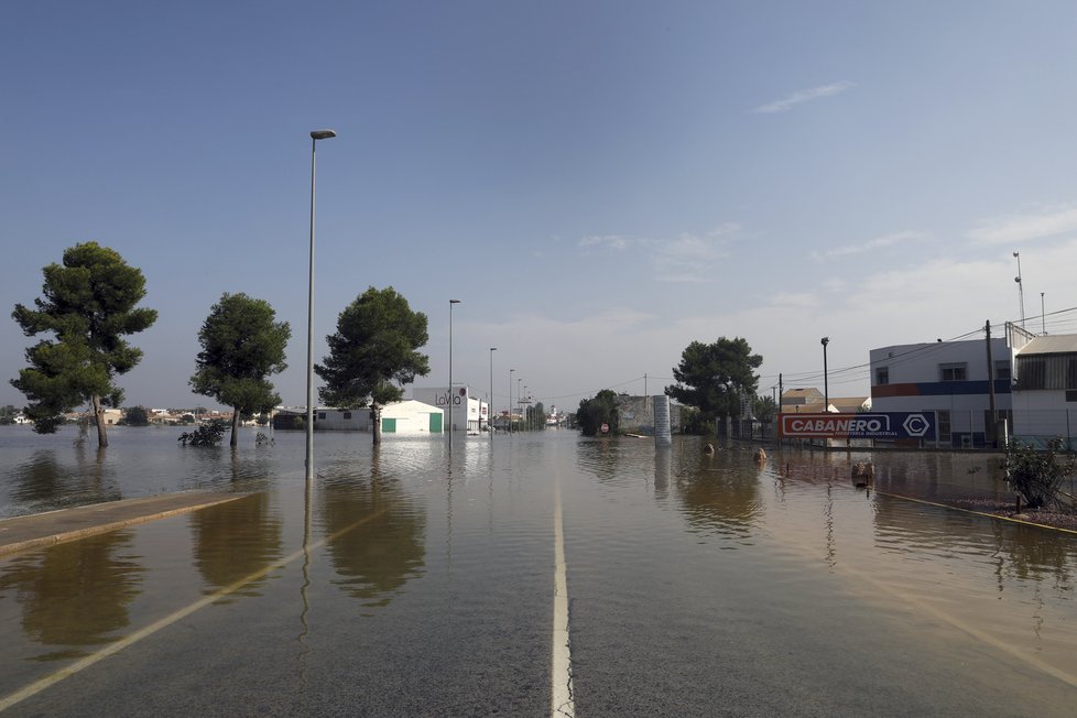 Záplavy ve Španělsku.