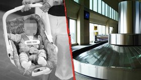 Zavazadlový pás na letišti ve Španělsku rozdrtil pětiměsíčnímu miminku lebku poté, co ho na něj upustila matka