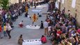 Španělský náboženský svátek "El Colacho"