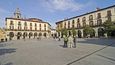 Baskické městečko Oñati, náměstí Plaza de los Fueros