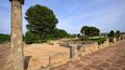 Řecko-římské archeologické naleziště Empúries na východním pobřeží Španělska
