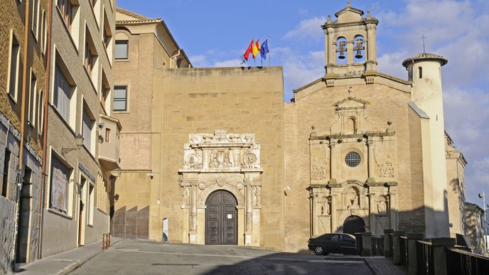 Museo de Navarra v Pamploně. Kousek od Pamplony byla nalezena Ruka