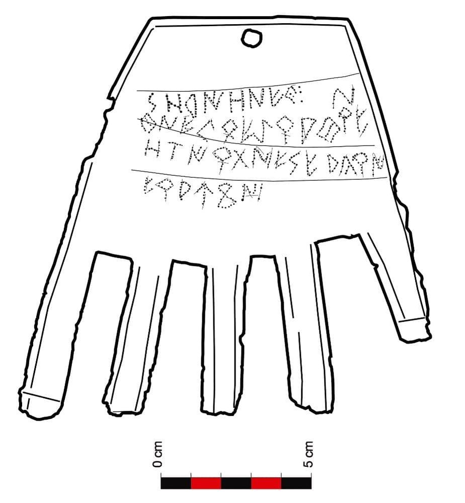 Irulegijská ruka se starobaskickým textem