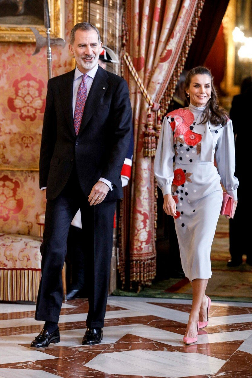 Španělský král Filip VI. s manželkou Letizií