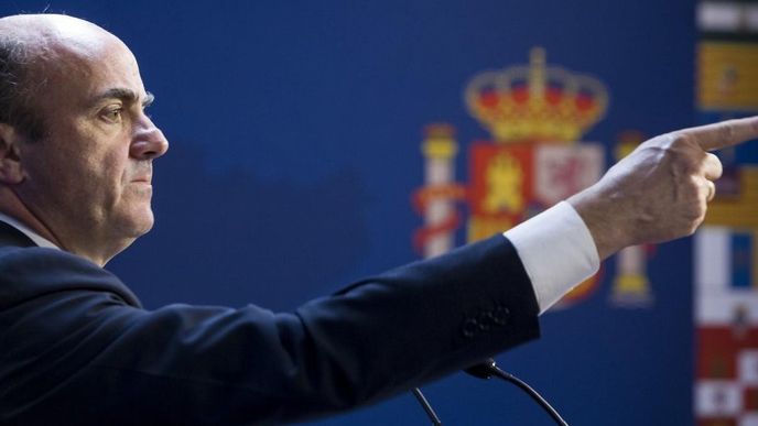 Španělský ministr financí Luis de Guindos