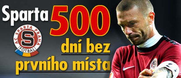 Sparta už nebyla na prvním místě 500 dní. Sparta už nebyla na prvním místě 500 dní.