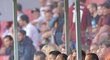 Zklamaný trenér Sparty Andrea Stramaccioni po inkasovaném gólu