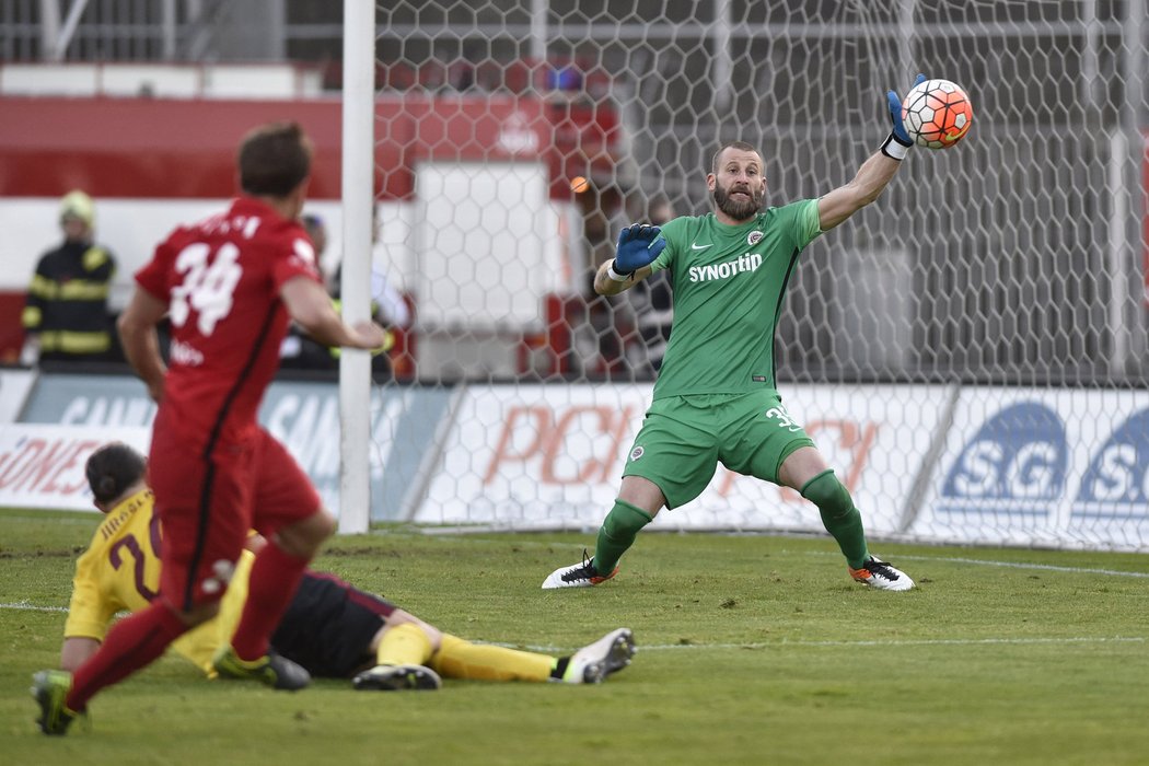 Fotbalisté Brna porazili ve 29. kole Synot ligy Spartu 1:0