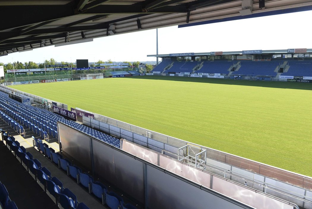 Stadion v Dánsku, na kterém bude Sparta ve čtvrtek hrát