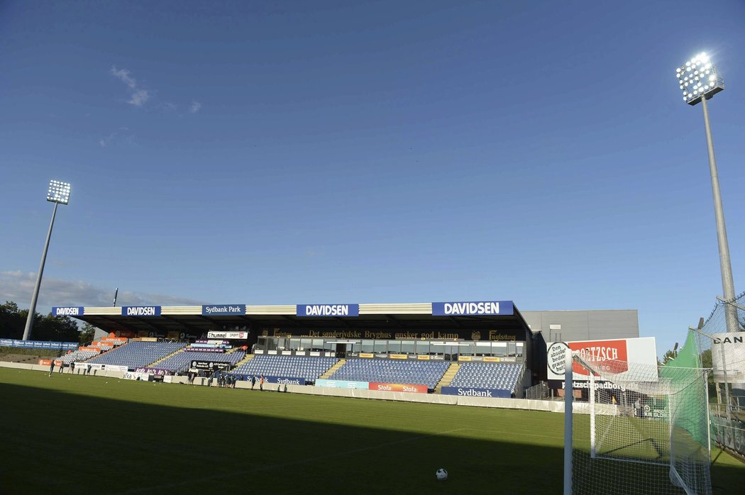 Stadion v Dánsku, na kterém bude Sparta ve čtvrtek hrát