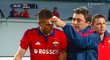 Obránce CSKA Kirill Nababkin opouštěl hřiště s krvavým obličejem