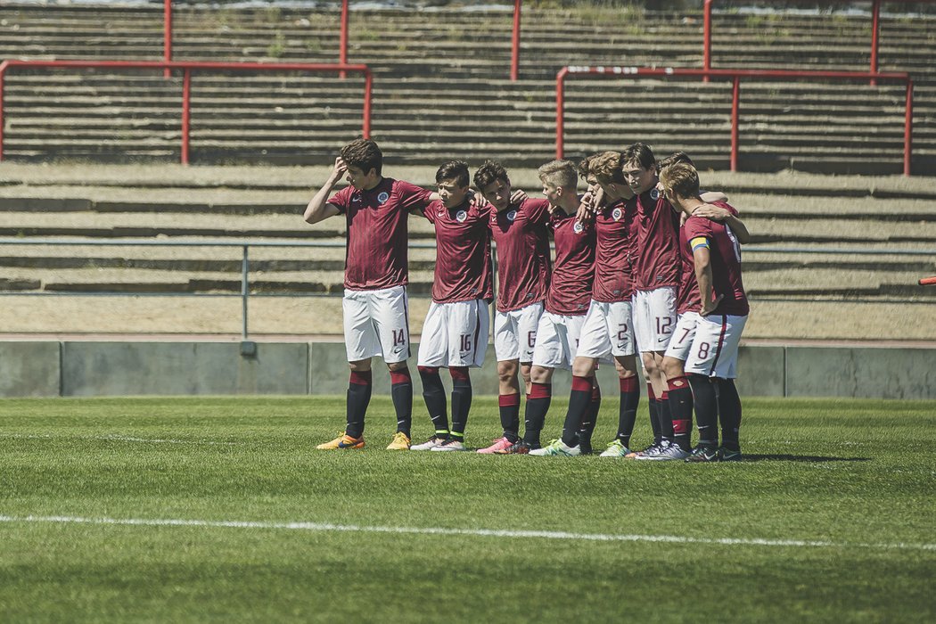 Mladí fotbalisté Sparty, kteří se zúčastní prestižního turnaje v Miláně