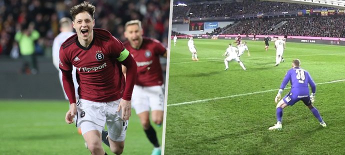 Sparta urvala tři body penaltovým gólem Krejčího ve 14. nastavené minutě