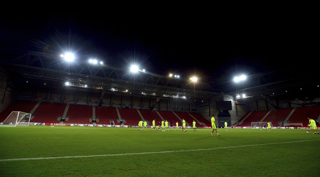 Stadion v Izraeli, kde bude Sparta ve čtvrtek hrát zápas Evropské ligy