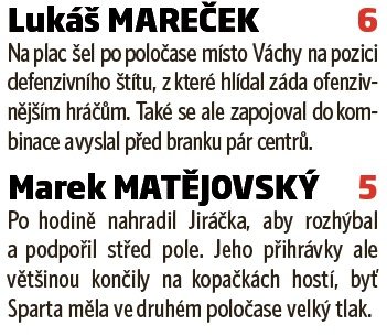 Lukáš Mareček, Marek Matějovský