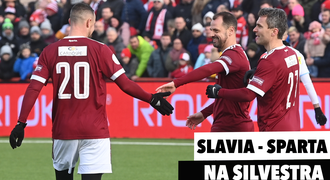 Silvestrovské derby: Slavia - Sparta 2:5 a 2:3. Matějovský rozhodl hattrickem