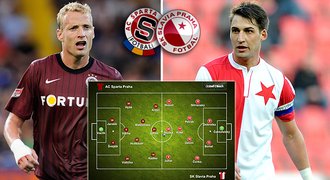 Jak nastoupí v derby Sparta a Slavia? Chybí Holek, vrací se Jarošík