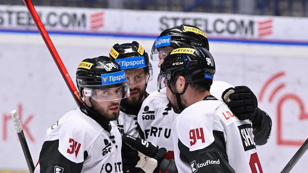 Radost hráčů Sparty ve Vítkovicích