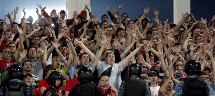 Fanoušci Spartaku Moskva