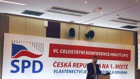 Celostátní konference SPD v Praze (13. 7. 2019)
